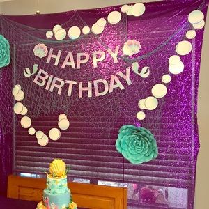 Hanging Bubble Decorations for Mermaid Party